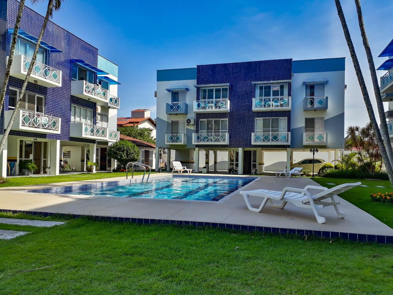 Apto A 70 Metros Da Praia, Piscina, 03 Ar Condicionados, Vaga De Garagem Florianopolis Exterior photo